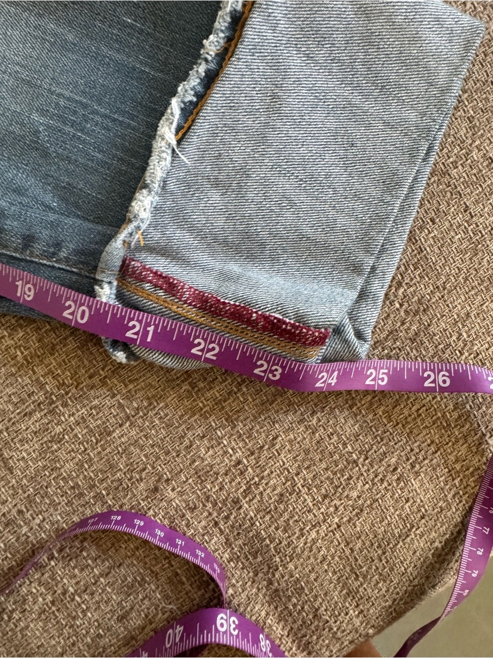 Polo Jeans Co Ralph Lauren Women’s Cuffed Distressed Jeans Size 31 Y2K - Picture 10 of 10